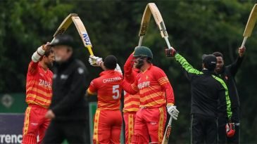 আয়ারল্যান্ডের বিপক্ষে ম্যাচ রাঙাতে পারল না জিম্বাবুয়ে