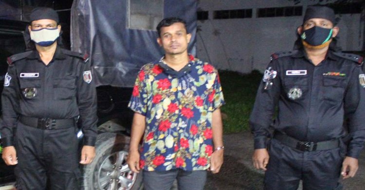 আখালিয়া থেকে গ্রেফতারকৃত পলতক আসামী কারাগারে