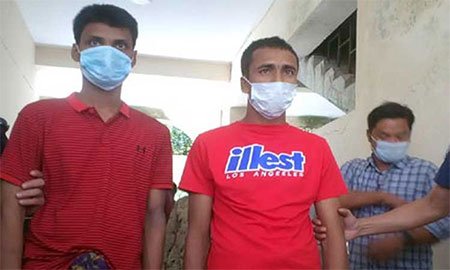 মুহিবুল্লাহ হত্যা: দুই রোহিঙ্গা তিনদিনের রিমান্ডে