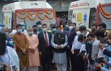 সিলেটবাসীকে ভারত সরকারের লাইফ সাপোর্ট অ্যাম্বুলেন্স উপহার