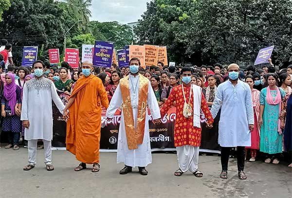 সাম্প্রদায়িক সহিংসতা বন্ধে ৮ দফা দাবি