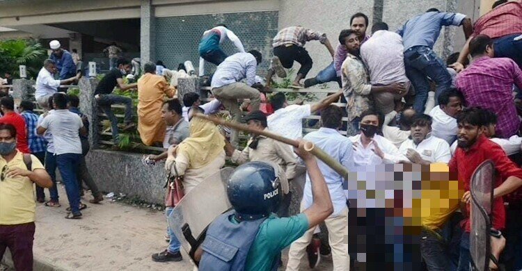 রাজধানীতে বিএনপি নেতাকর্মীদের সঙ্গে পুলিশের সংঘর্ষ