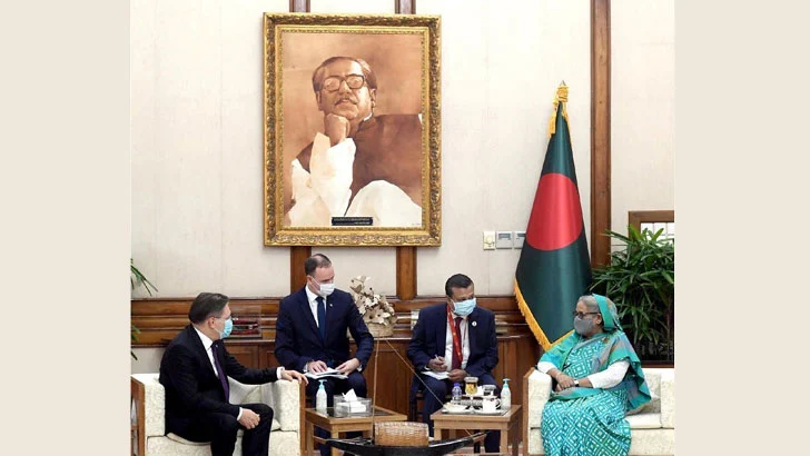 আরেকটি পারমাণবিক বিদ্যুৎ কেন্দ্র স্থাপনে রাশিয়ার সহযোগিতা চেয়েছেন প্রধানমন্ত্রী