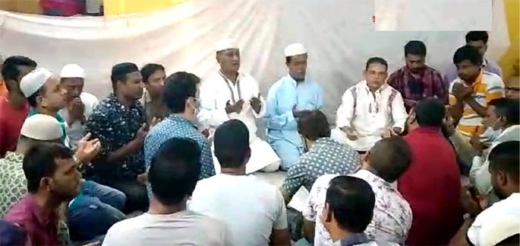 ৪৩ তম প্রতিষ্টাবার্ষিকীতে সিলেট জেলা-মহানগর যুবদলের  মিলাদ