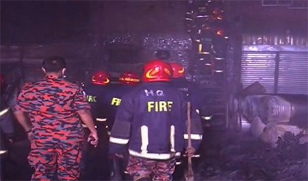 সোয়ারিঘাটে কারখানায় আগুন, নিহত ৫