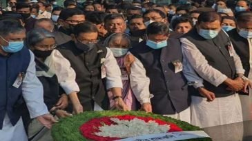 জেল হত্যা দিবসে আ.লীগের শ্রদ্ধা নিবেদন