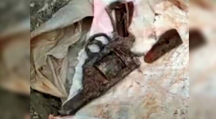 মাটি খুঁড়তে গিয়ে রিভলবার পেলেন কৃষক