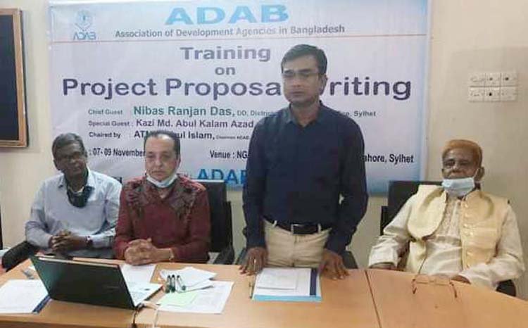 সিলেটে এডাবের তিন দিনব্যাপী প্রকল্প প্রস্তাবনা প্রশিক্ষণ