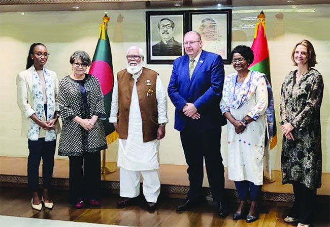 সালমান এফ রহমানের সঙ্গে বিশ্বব্যাংক প্রতিনিধিদলের বৈঠক