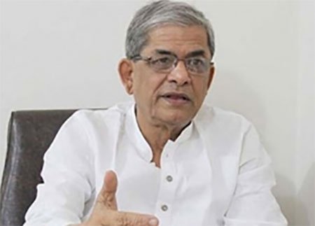 বাংলাদেশে মানবাধিকার শূণ্যের নিচে অবস্থান করছে: ফখরুল