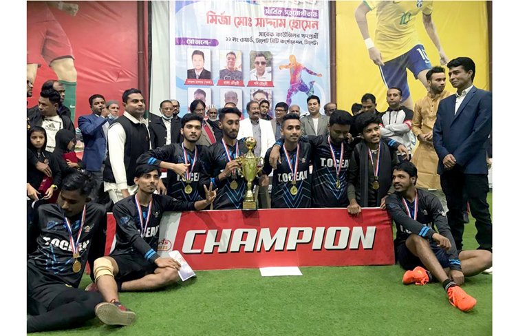 মধুশহীদ ইনডোর সুপার কাপ ফুটবল ফাইনাল অনুষ্ঠিত