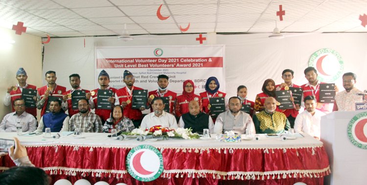 সিলেটে পালিত হলো আন্তর্জাতিক স্বেচ্ছাসেবক দিবস