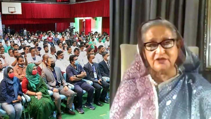 প্রবাসীদের আত্মবিশ্বাসী হওয়ার ডাক প্রধানমন্ত্রীর