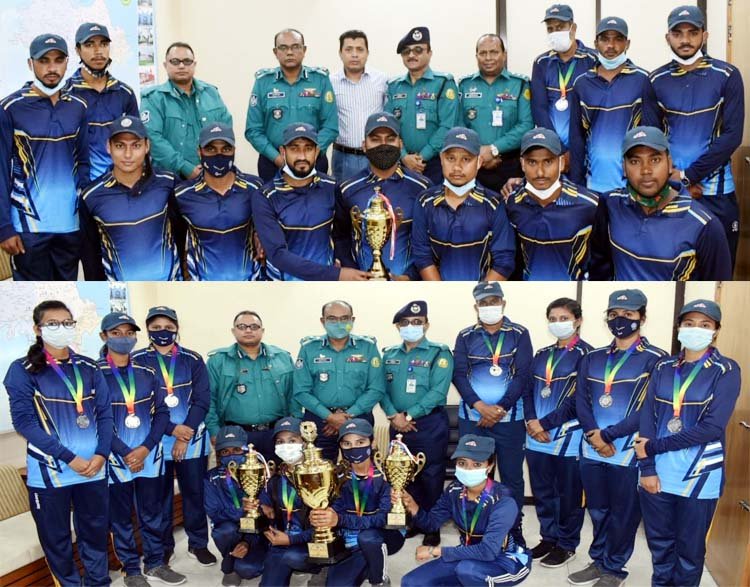 বিভিন্ন ইভেন্টে বিজয়ী নারী ও পুরুষ পুলিশ সদস্যদের সাফল্যে এসএমপি’র শুভেচ্ছা