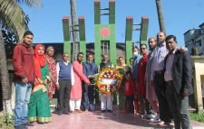 লালাবাজার উচ্চ বিদ্যালয় ও কলেজের শ্রদ্ধাঞ্জলী নিবেদন