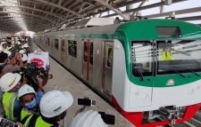 উত্তরা থেকে আগারগাঁও পর্যন্ত চলল মেট্রোরেল