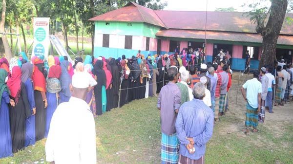 সিলেট জেলার ২০ ইউনিয়নে ভোটগ্রহন শুরু