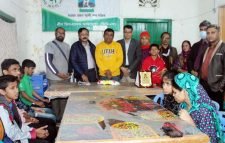 দৃষ্টি প্রতিবন্ধীদের নিয়ে ছড়াকার নিরঞ্জনের জন্মদিন পালন