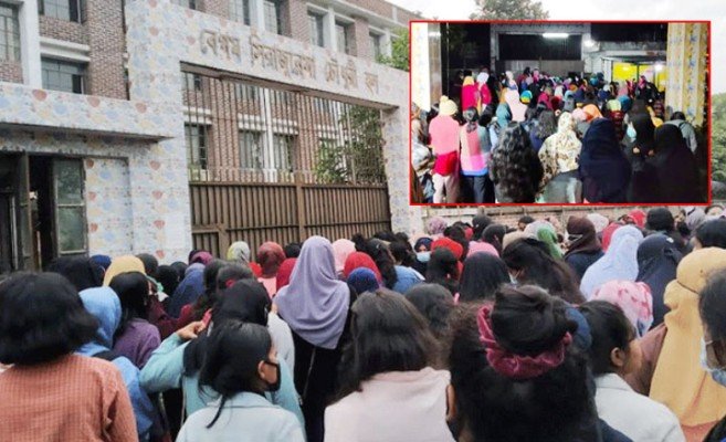 শাবিতে আন্দোলনরত শিক্ষার্থীদের উপর ‌‘ছাত্রলীগের হামলা’