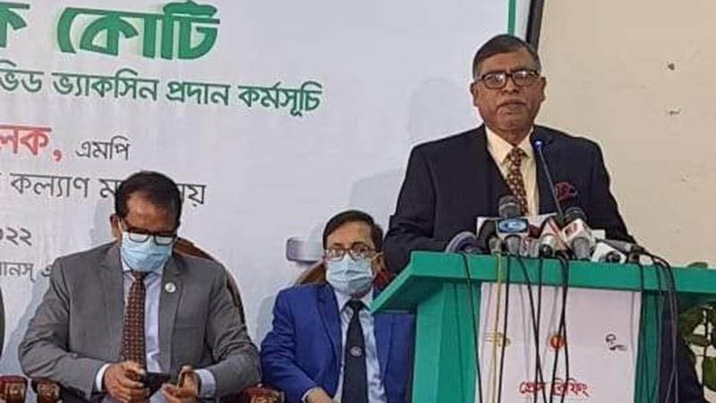 ২৬ ফেব্রুয়ারির পরও টিকার প্রথম ডোজ চলবে : স্বাস্থ্যমন্ত্রী