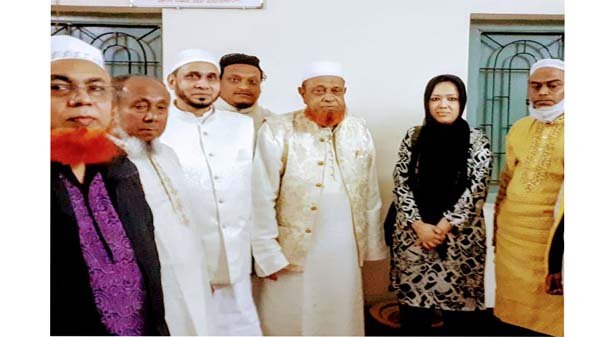 আলহাজ শেখ মকন মিয়ার সাথে ব্যারিষ্টার রুহিন ফারহানার একান্ত সাক্ষাৎ