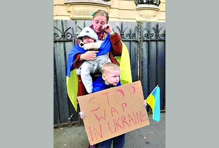 ইউক্রেন যেন জীবন্ত নরক