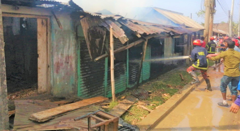 জুড়ীতে অগ্নিকান্ডে ৩০ লক্ষাধিক টাকা ক্ষয়ক্ষতি: