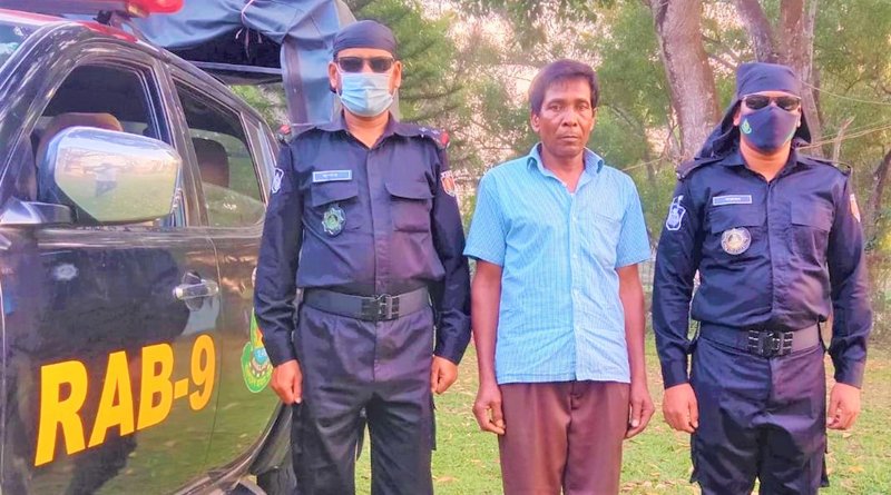 ভারতীয় সীমান্ত এলাকা হতে ধর্ষণ মামলার আসামী র‌্যাবের হাতে গ্রেফতার