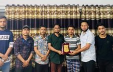 চরেরবন্দ স্টুডেন্ট ফোরাম কর্তৃক জাহেদ আলম সংবর্ধিত