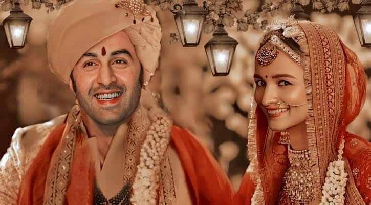 সাতপাকে বাঁধা পড়লেন রণবীর-আলিয়া