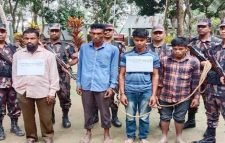 ভারতে প্রবেশকালে ৪ বাংলাদেশি আটক