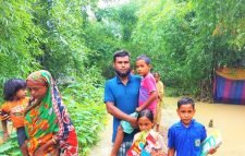 রাজনগরে ছয়টি গ্রাম প্লাবিত- পানিবন্দি ৬শ পরিবার