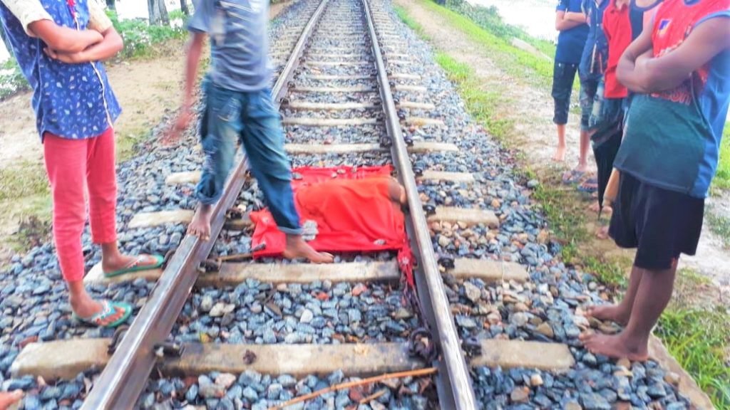 ট্রেনে কাটা পরে অজ্ঞাত এক নারীর মৃত্যু