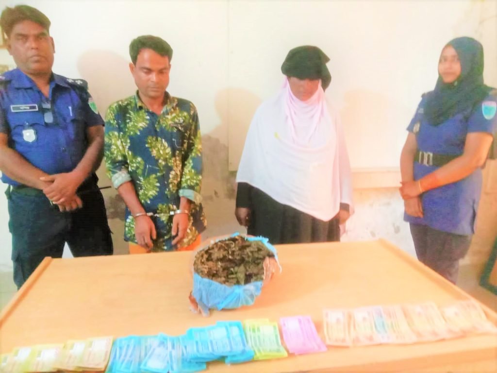 মৌলভীবাজারে মাদক ও নগদ টাকা সহ স্বামী স্ত্রী আটক।