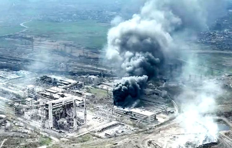 মারিউপোলের স্টিল কারখানায় আবারো রাশিয়ার হামলা