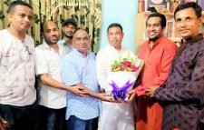 স্বেচ্ছাসেবক দলের সহ সাংগঠনিক সম্পাদকের এম সাইফুর রহমানের কবর জিয়ারত