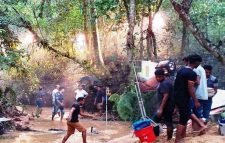 লাউয়াছড়া বনে আগুন জ্বালিয়ে বিজ্ঞাপনের শুটিং!