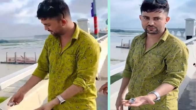 পদ্মা সেতুর নাট খুলে ভাইরাল যুবক আটক