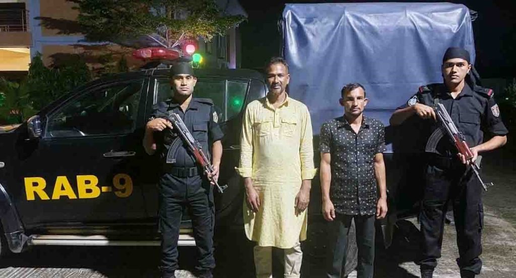 র‌্যাব-৯, সিলেট এর অভিযানে সিলেটের বিভিন্ন স্থান থেকে ১০০৭ পিচ ইয়াবা, ১০২ বোতল বিদেশী মদ এবং ৩২ কেজি গাঁজাসহ ০৩ জন মাদক ব্যবসায়ী গ্রেফতার