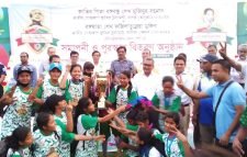  বঙ্গবন্ধু ফুটবল টুর্নামেন্ট এর ফাইনাল অনুষ্ঠিত ছেলে ও মেয়েদের গ্রুপে কুলাউড়া উপজেলা দল চ্যাম্পিয়ন
