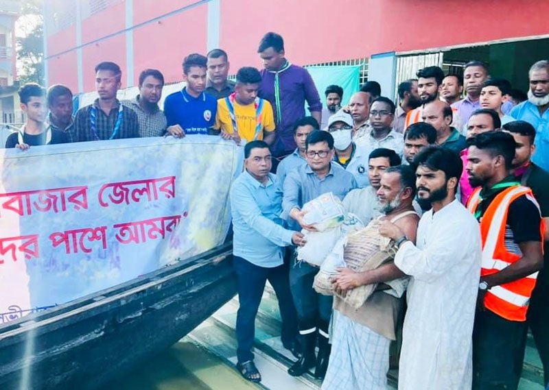 কুলাউড়ায় আশ্রয়কেন্দ্রে প্রধানমন্ত্রীর উপহার বিতরণ