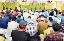 শফিউল বারী বাবুর মৃত্যুবার্ষিকী উপলক্ষে সিলেটে স্বেচ্ছাসেবক দলের দোয়া