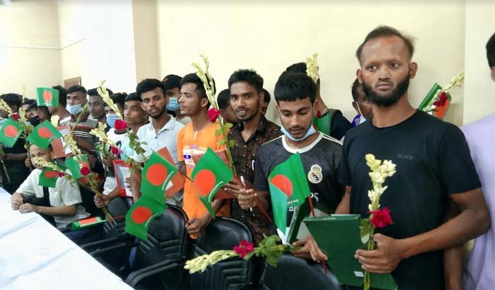 সুনামগঞ্জে মামলা থেকে মুক্তি পেয়ে ঘরে ফিরলো ৬৫ শিশু