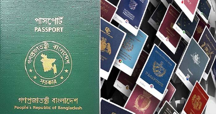 বৈশ্বিক পাসপোর্ট সূচক : বিশ্বের ৯ম দুর্বল বাংলাদেশি পাসপোর্ট
