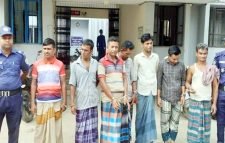 দিরাইয়ে জুয়ার আসরে পুলিশের হানা, ইউপি সদস্যসহ গ্রেপ্তার ৭