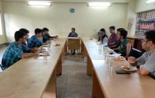 শাবি প্রেসক্লাব-ছাত্র উপদেশ ও নির্দেশনা পরিচালকের মতবিনিময়