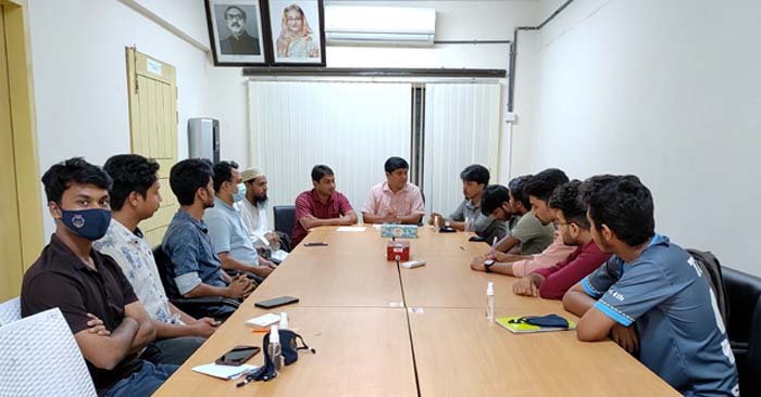 শাবিপ্রবি প্রেসক্লাব নেতৃবৃন্দের সঙ্গে বঙ্গবন্ধু হলে প্রভোস্ট বডির মতবিনিময়