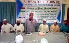 সিলেটে ইমাম ও মুয়াজ্জিনদের মাঝে নগদ অর্থ বিতরণ