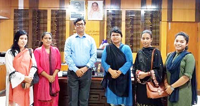 জেলা প্রশাসকের সাথে সিলেট উইমেনস জার্নালিস্ট ক্লাবের মতবিনিময়