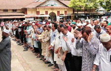 সিলেটে বিএনপি দলীয় কর্মী আব্দুর রহিমের গায়েবানা জানাজা সম্পন্ন